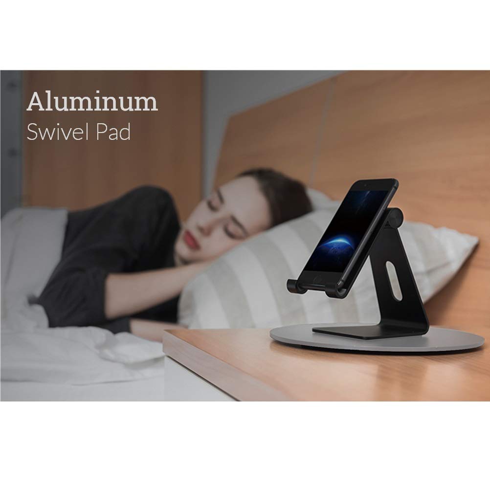 LOE 22cm Aluminum Rotating Platform for iMac/TV/LCD Monitor (Silver)
