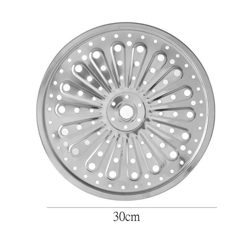 Multi-Size 304 Stainless Steel Home Steamer Round Steamed Grid  Kitchen Bread Buns Dumplings Steaming Rack Cooking Utensils