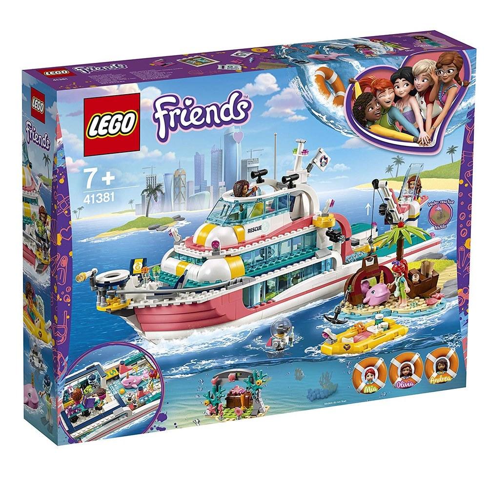 LEGO Friends Ocean Animal Rescue Cruiser 41381 Building Toy for Girls