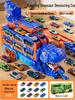 3-in-1 Transforming Dinosaur Toy Car Set for Kids Aged 3-5 with Mini Car Storage