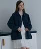 Jucyjudy J Oversized Half Black Denim Jacket Jyjk621C