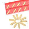 10pcs MGMN200-G Carbide Inserts Blades for MGEHR/MGIVR Grooving Cut-off Tool 