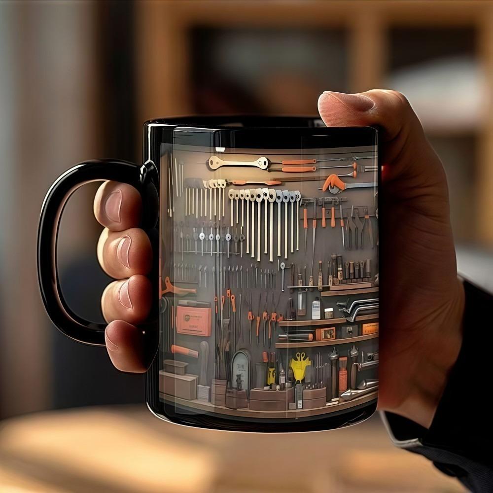 325ml Coffee Mug Ceramic Mechanic Mug Funny Mechanic Water Cup  Auto/Car Mechanic Gift