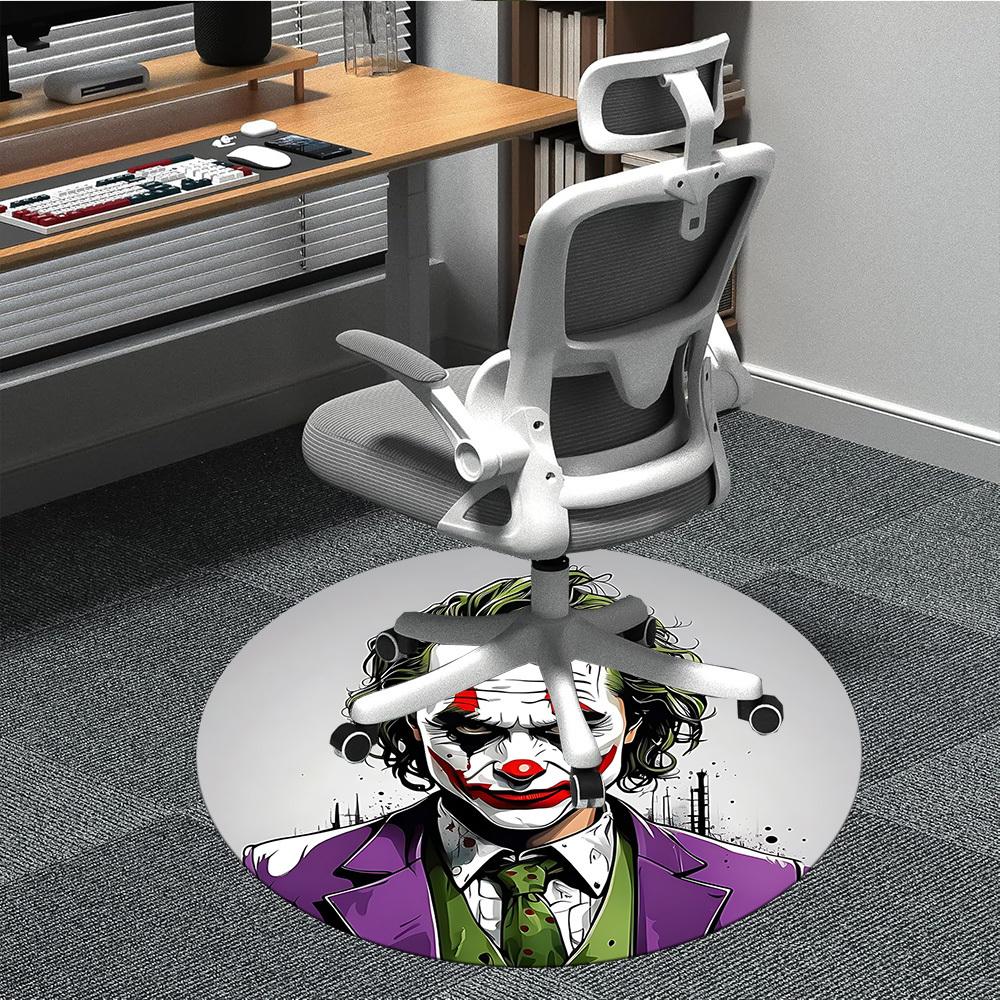 1pc Clown Costume Office Round Area Rug, Under Office Chairs Bedroom Living Room Home Decor, Room Deco, Available in Various Sizes