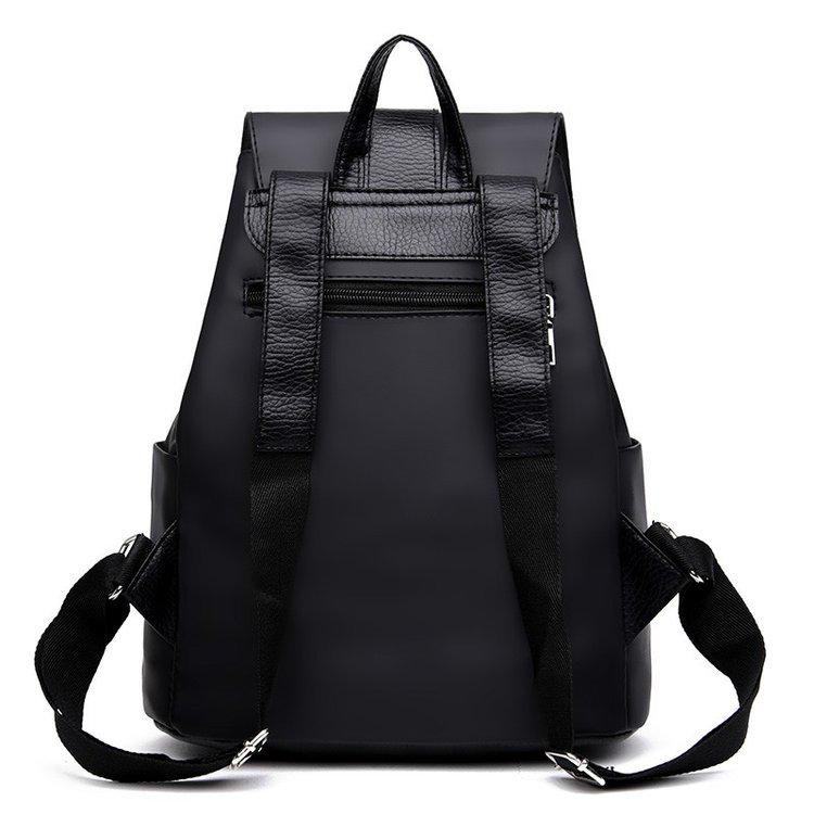 Cooljacket Keepreal Damen-Rucksack im Preppy-Stil, wasserdicht, mit Metallring-Reißverschluss