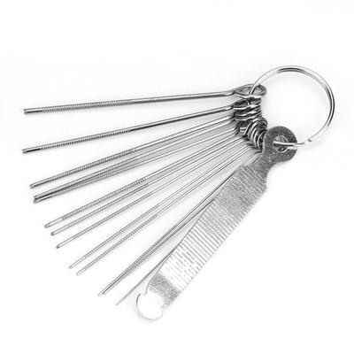 Gitarre Brücke Sattel Mutter Dateien 13 Neddles Set Tool Kit Zubehör Ukelele