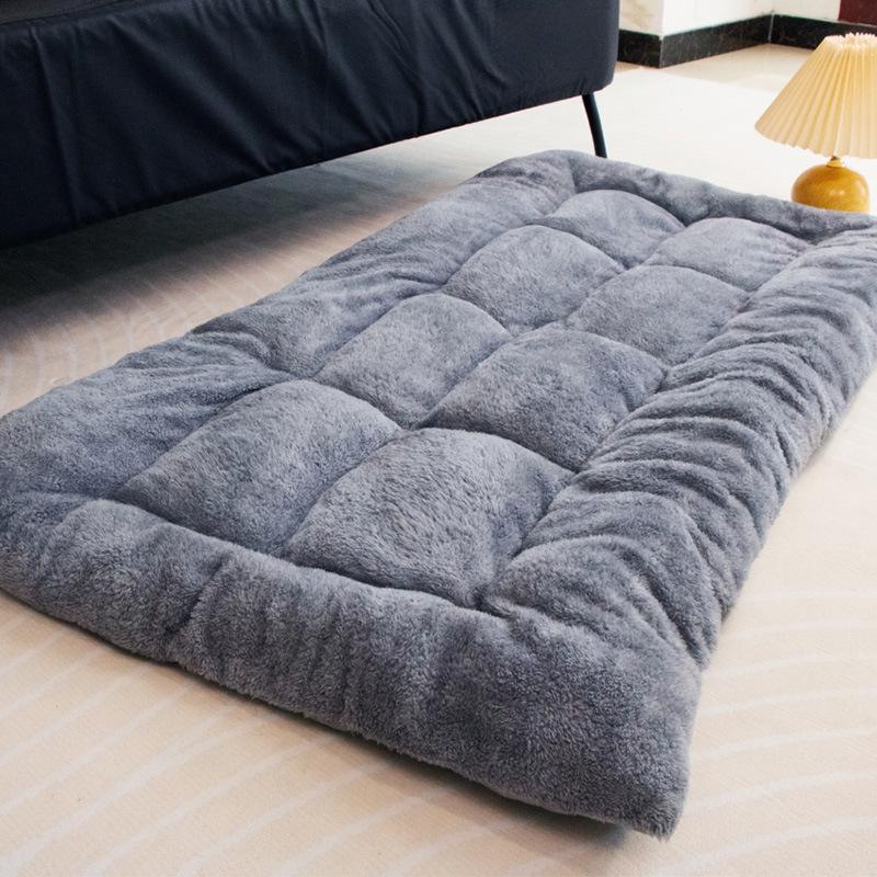 TEMU Hot-Selling Dog Mat & Bed Combo 120*60cm - 750g High Resilience Cotton серый