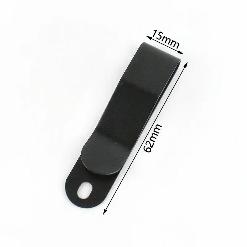 10/20/50Pcs Meetee Metal Belt Clip Buckles Wallet Holster Clips Hook Man Waistband Clasp DIY Bag Repair Hardware Accessories