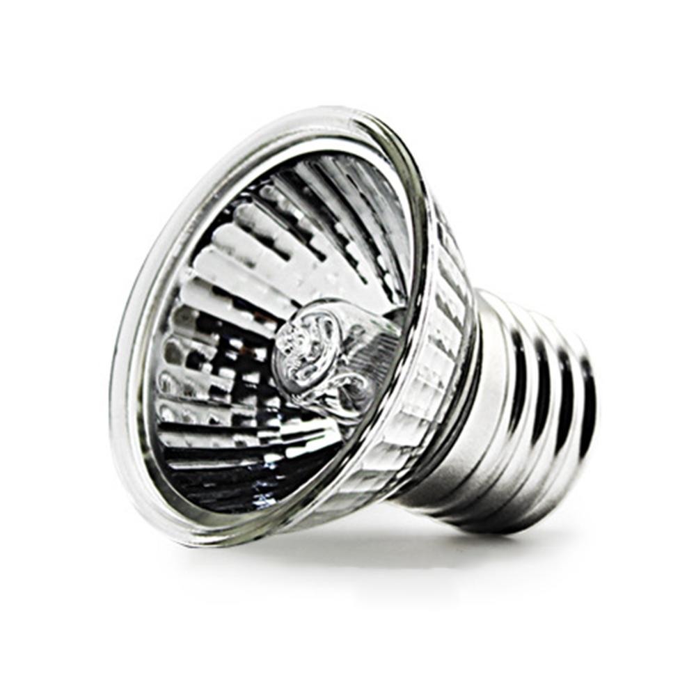 Reptile Heat Lamp Rotating Double-Head Reptile Light Bracket UVA/UVB Heating Lamp Bulb 25W/50W/75W