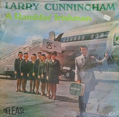 LP Record LARRY CUNNINGHAM  A Ramblin Irishman RLE1001 Release Records 1969 Ireland CountryFolk Used