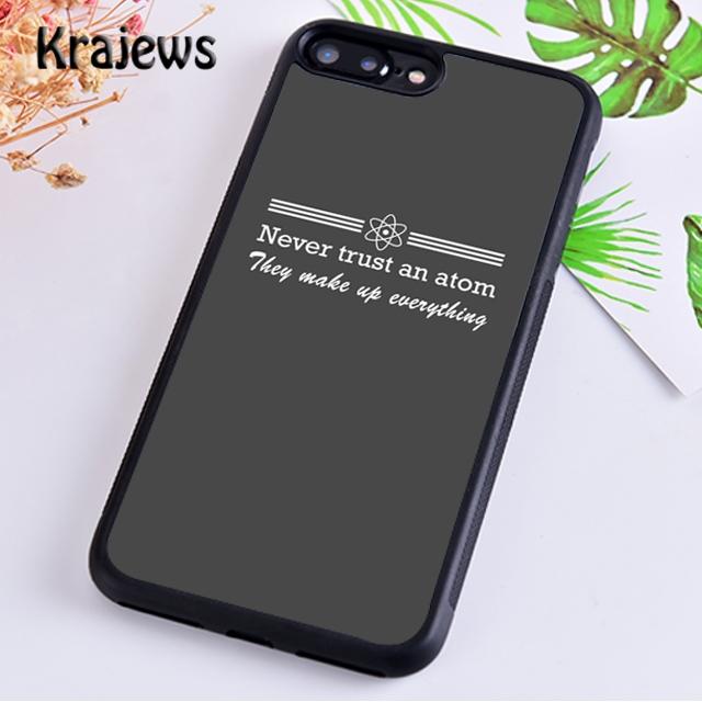 Krajews Atom Science Chemistry Phone Case Cover For iPhone 17 Air 16 15 14 plus 11 12 13 pro max coque Shell Fundas