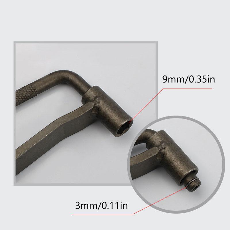 Motorcycle Engine Valve Adjustment Tool Square Hexagon Socket T Spanner Valve Screw Wrench 3/3.5/4Mm 8Mm 9Mm 10Mm For Scoote