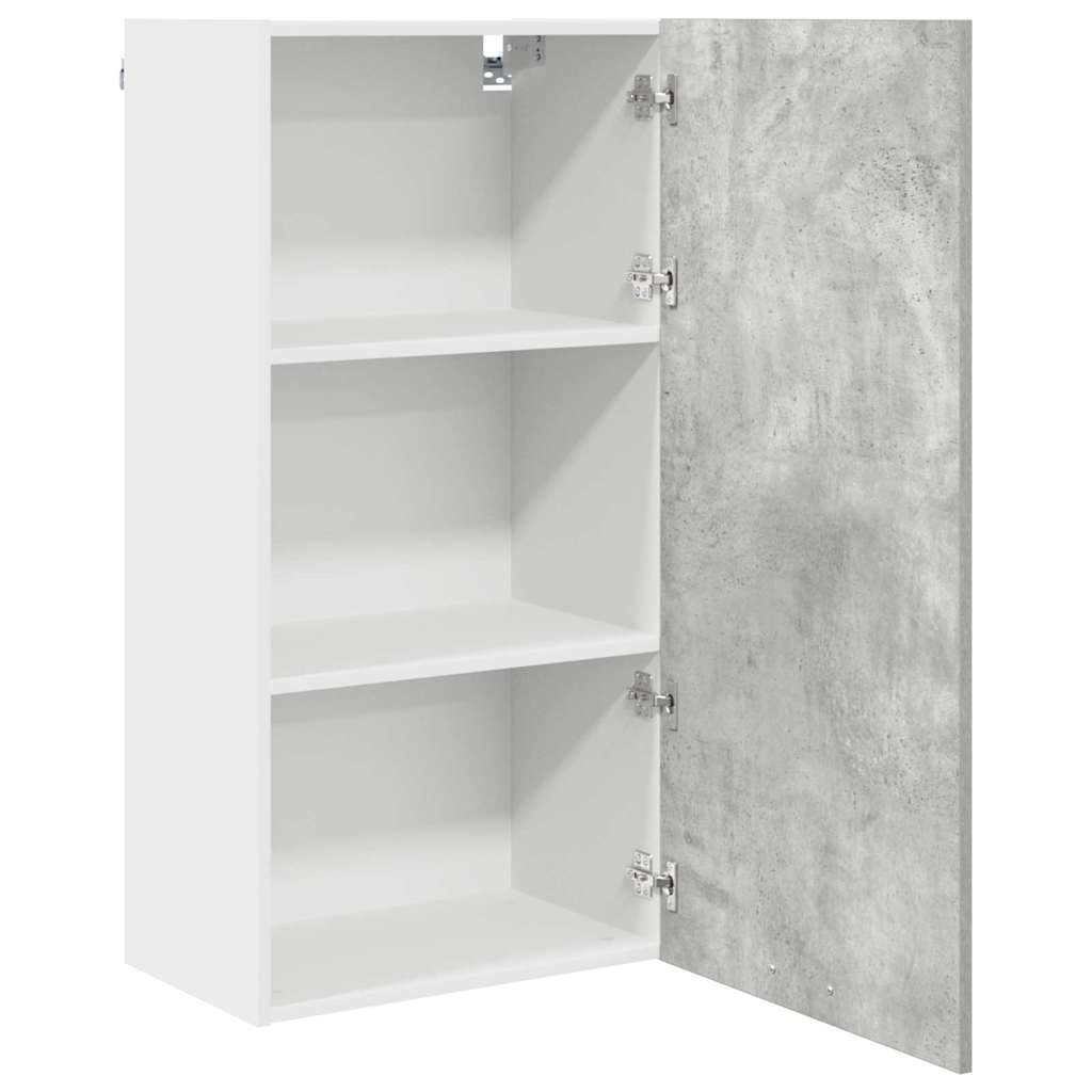 Hanging Cabinet Concrete Grey and White 50 X 31 X 100 Cm Particleboard