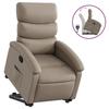 VidaXL Recliner, Relaxation Chair with Adjustable Backrest and Footrest, Living Room Seat, Modern, Cappuccino 3204046