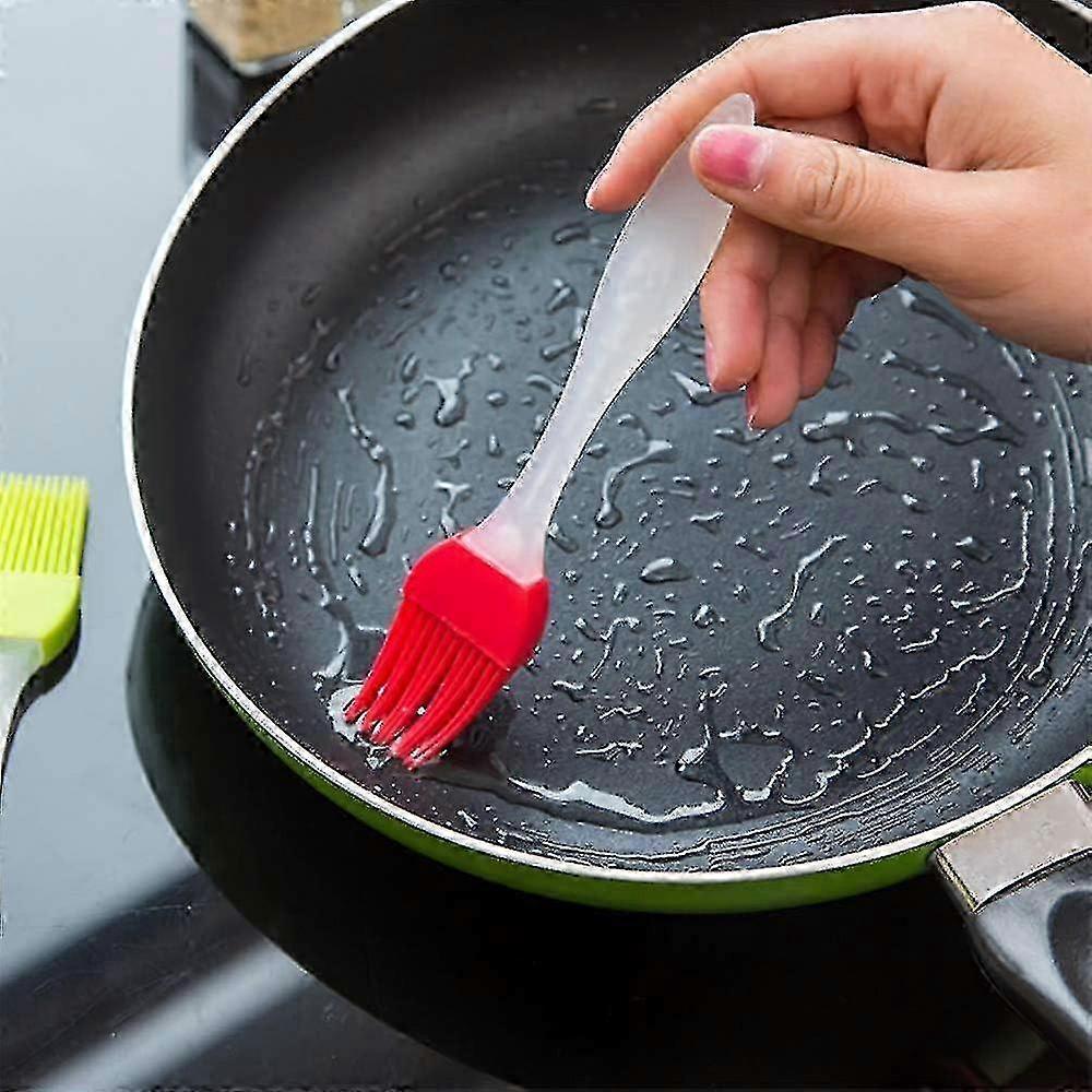 Silicone Pastry Brush - Heat Resistant Basting Brush for Cooking, BBQ & Grilling - Flexible Red Oil Brush Edition 0909
