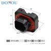 DT15-6PB Dechi Type Automotive Waterproof Connector, Automotive Circuit Board PCB Straight Pin Socket Connector DT06-6S