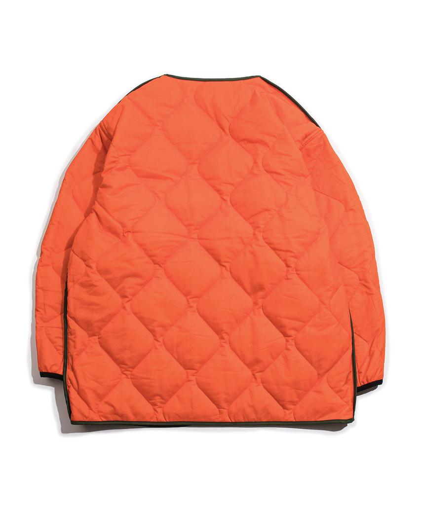 Slowpoke Reversible Quilted Jacket Multi Beige