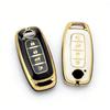 Car Key Case Cover For Nissan X-Trail T32 Qashqai J12 Teana Altima Ariya 4 Buttons Tpu Soft Tpu Key Fob Protector With Key Chain