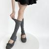 Women's Ballet-Style White Calf Socks: Sheer, Slouchy, Vertical Stripe, Versatile Summer Wear