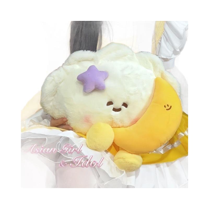 Cute Star Dumpling Hair Hot Toy Doll Moon Dumpling Throw Pillow Bed Pillow Doll Birthday Gift Girl