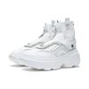 Li Ning Cream Puff Abrasion Resistant Breathable High top Casual Shoes Women's White AZGS112-1