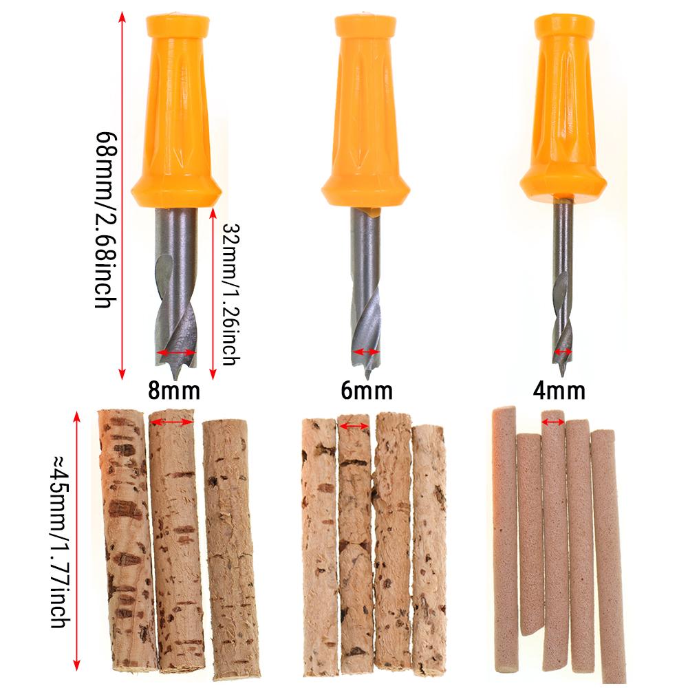 Professional Hard Bait Drill Tool & Cork Punch for Fishing Lures | Manual Hole Maker for Plastic Cork Balls | Easy Installation of Screw Eyes & Hooks