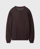 KIIMUIR Washable Cool Touch Henley Neck Crop Knit_Brown