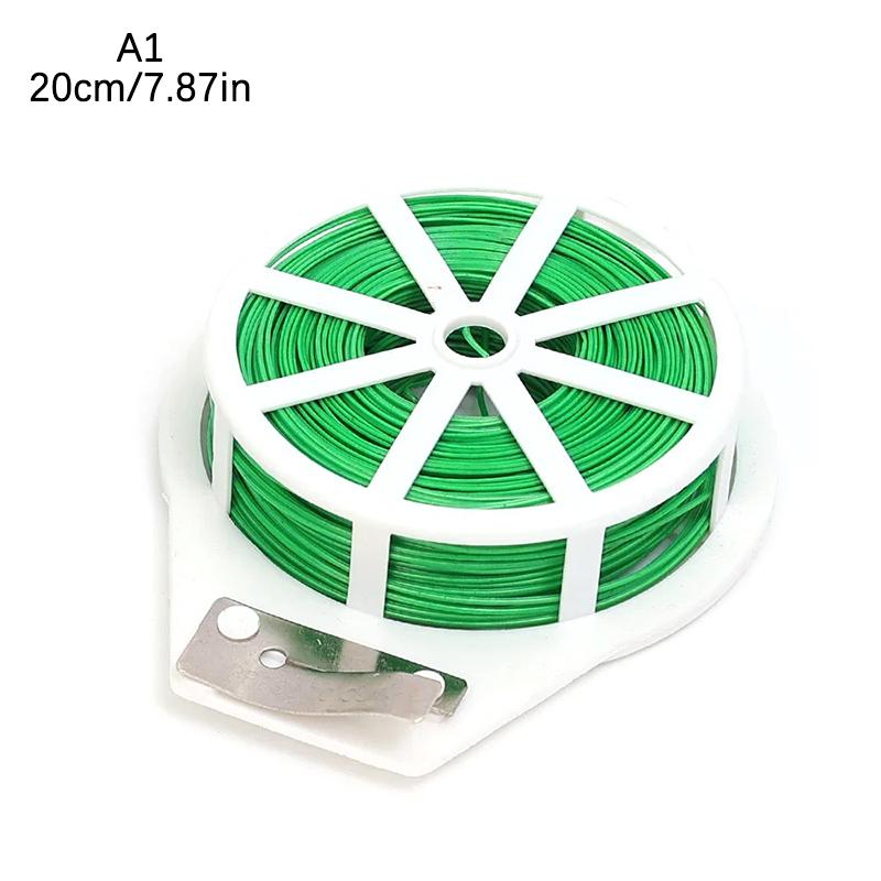 20/30/50M Plant Twist Ties Iron Wires Support Garden Climbing Cane Fixed Line Multifunction Grape Vines Cable Tie Fixed Line
