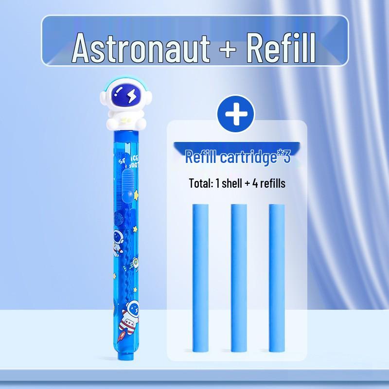 Cartoon Push-Pull No-Trace Eraser - Creative Stationery for Elementary Students