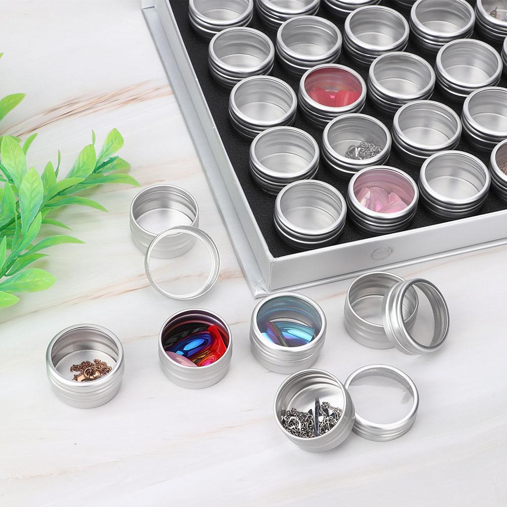 Aufbewahrungsbox für Nagelkunst Nagel Power Strass Dekorationen Halter Maniküre Zubehör Behälter35