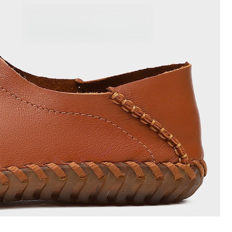 Fashion Men's Driving Shoes Handmade Leather Men Loafers Soft Breathable Men's Casual Shoes Zapatillas Hombre Big Size 39-48
