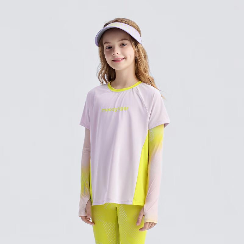 Moodytiger Girls Color-Block Short-Sleeve T-Shirt 110
