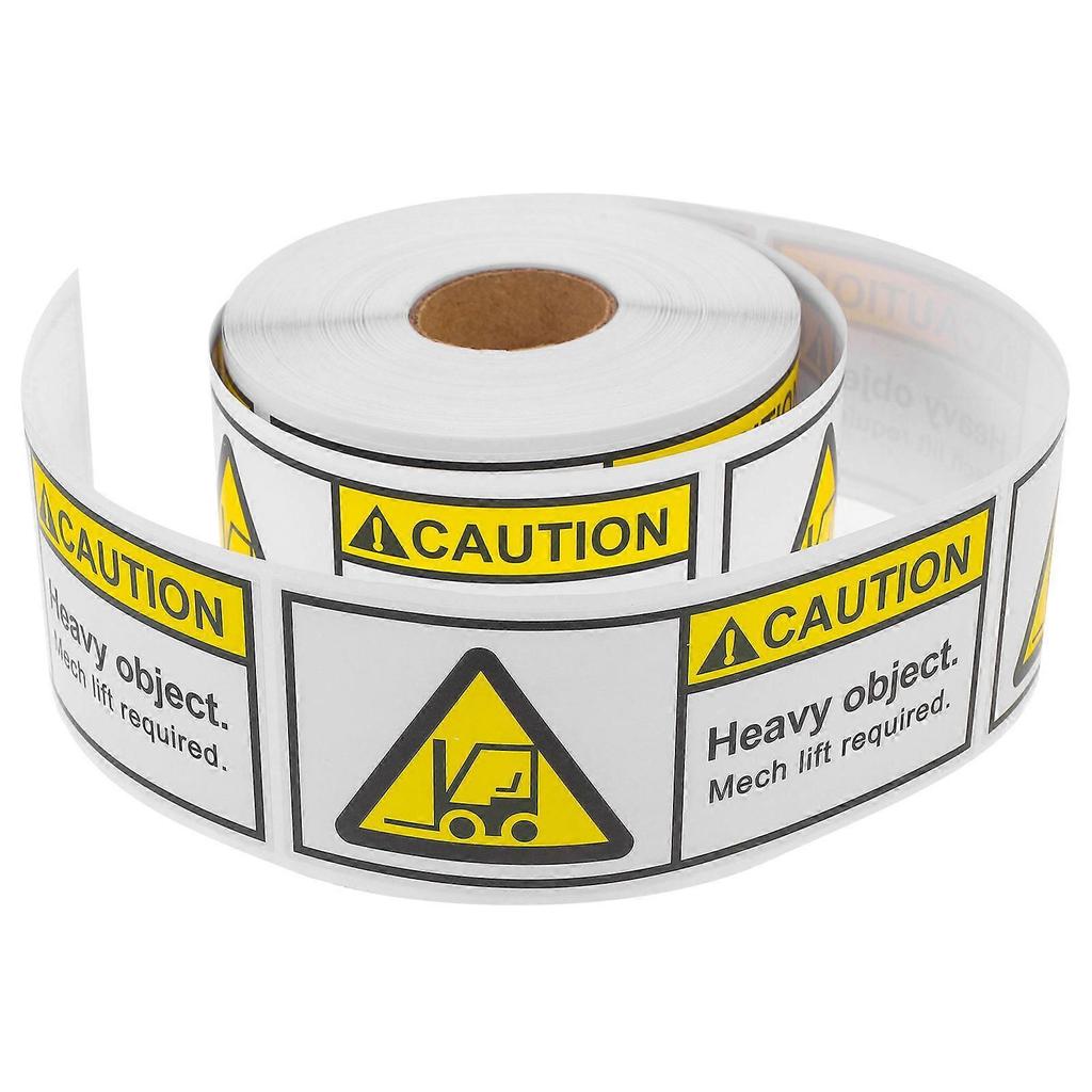 1 Roll Team Lift Labels Heavy Duty Warning Stickers for Logistics Packaging Caution Stickers Per Roll Essential for Safe Transportation Warehouse