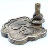 Backflow Incense Burner Mango Wood Om