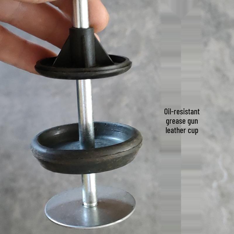 Universal Grease Gun Spare Parts Set: Leather Cup, Oil Seal, Rubber Ring, Iron Sheet, Plastic Parts