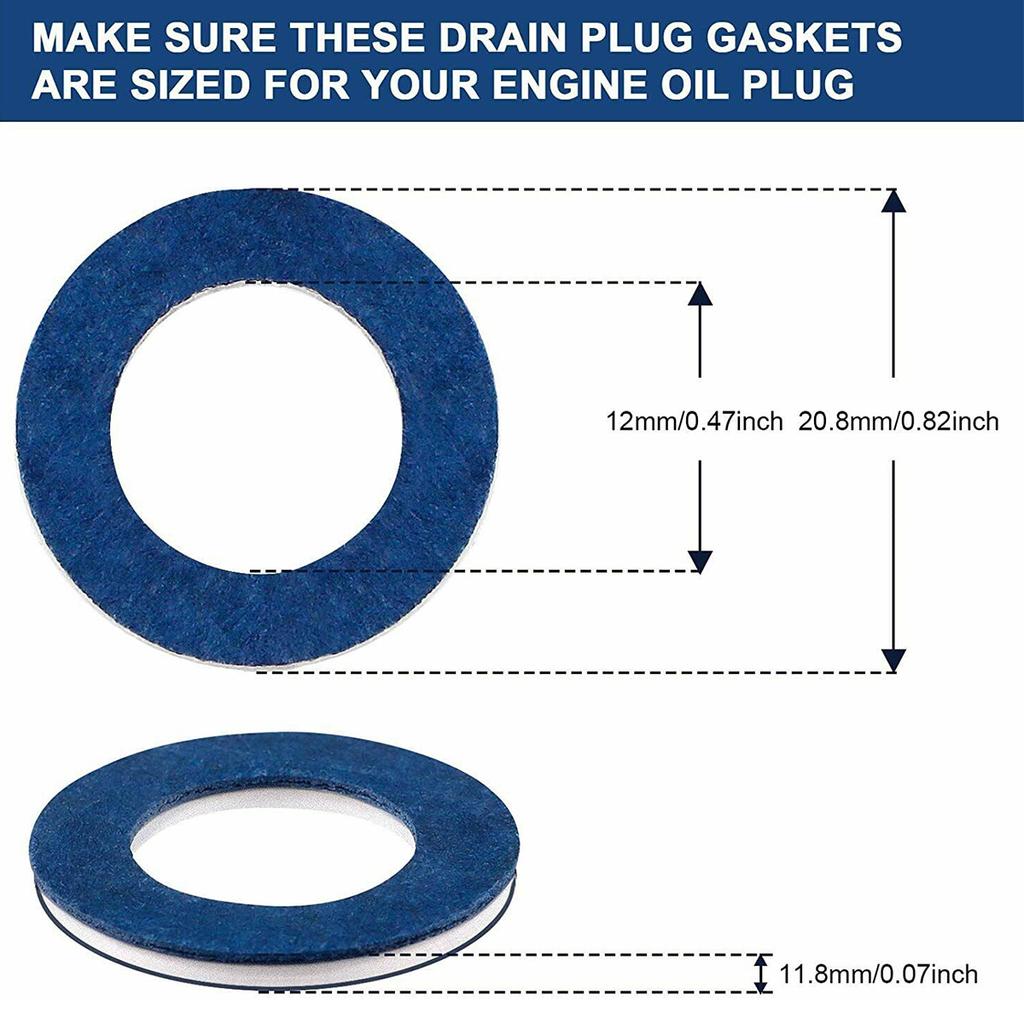 10ks Těsnění podložky pro vypouštění oleje Těsnící kroužky pro podložky Toyota Lexus Těsnicí kroužky Náhradní těsnění pro vypouštění oleje OEM 9043012031