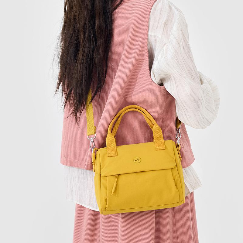 Vintage Women's Bag Lightweight Shoulder Crossbody Bag Solid Color Commuter Small Square Bag
