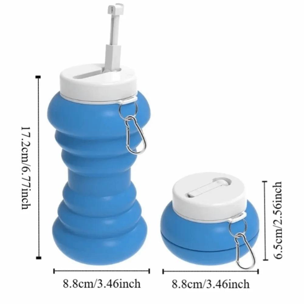 600ml Large Capacity Portable Bidet Spray Collapsible Reusable Foldable Female Washer Irrigator Manual Operation Portable