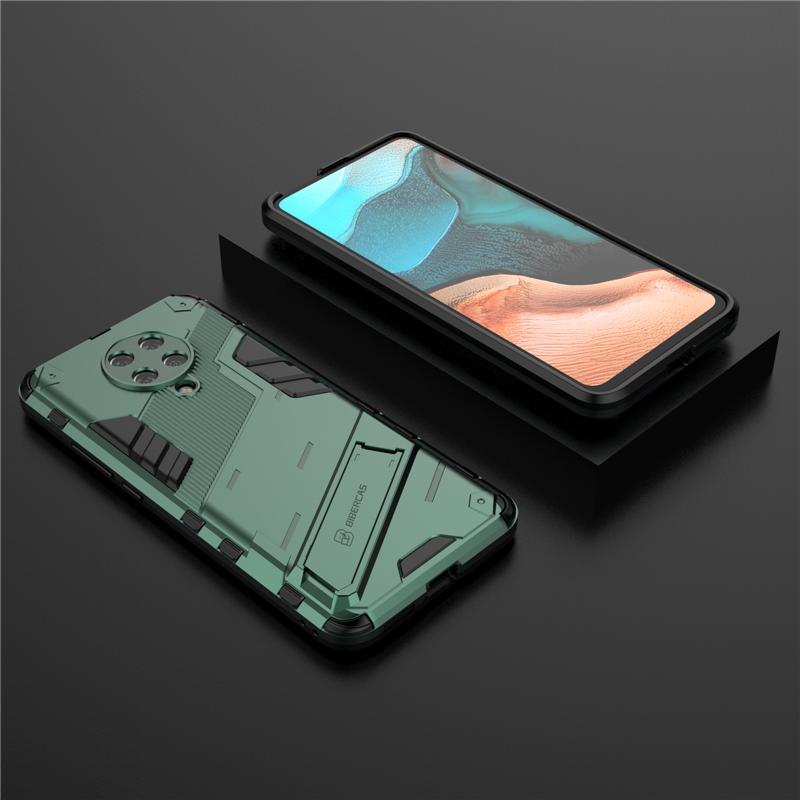 

Чехол для Xiaomi Redim K30 PRO, противоударный защитный чехол-бампер с подставкой для телефона Xiaomi POCO F2 Pro POCOF2Pro Mi Pocophone F 2 F2Pro Pocophone F2 Pro зелёный