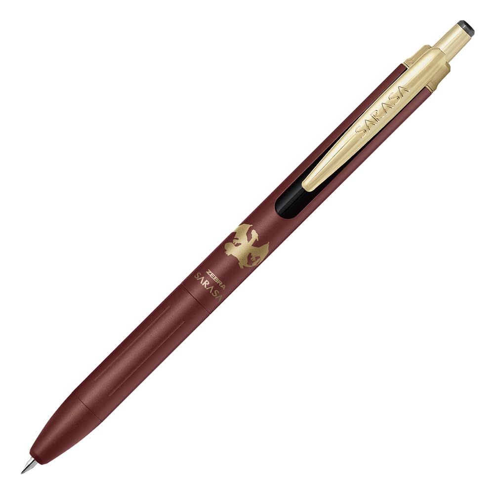 Zebra Sarasa Grand Gel Ballpoint Black Limited Edition Pokémon 0.5mm Pen, Charizard, Ink, Red/Black Barrel, P-JJ57-PO-VRB