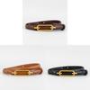 Classic Leather Belt For Women With Alloy Buckle Perfect For Casual And Office Wear