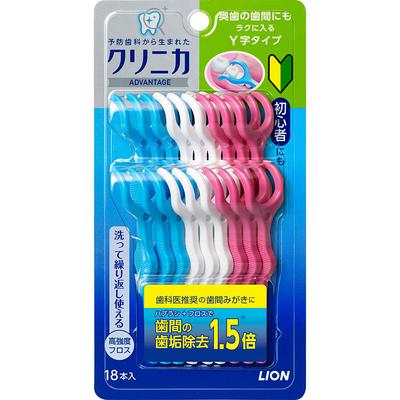 Clinica Advantage Dental Floss Y-Shape Type 18pcs Dental Care (interdental Cleaners) Dental Floss