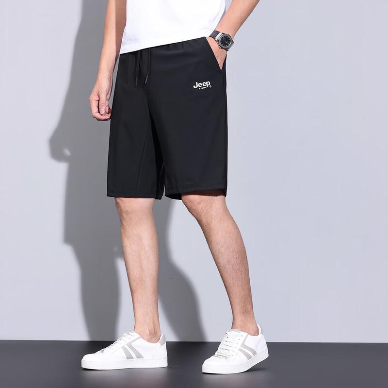JEEP Men's Lightweight Casual Sports & Beach Shorts