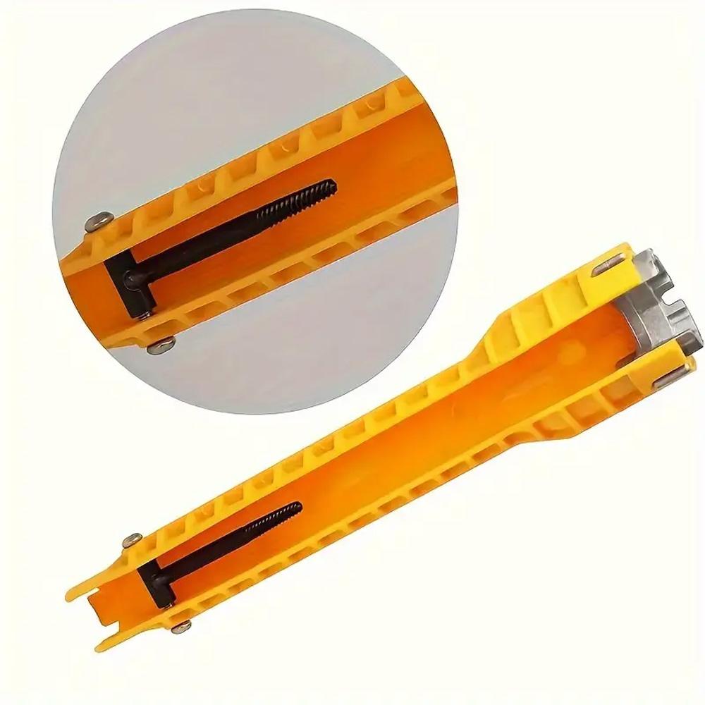 8 In 1 Multifunctional Faucet Sink Installer Wrench Pelvic Floor Leading Sleeve Water Pipe Spanner Disassembly Pipe Repair Tool