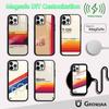 Ретро Відеокасета VHS Наклейка Чохол для Телефону Для IPhone 16 15 14 13 12 11 Pro Max Plus Mini Magsafe Дзеркальний Бездротовий Магнітний Funda