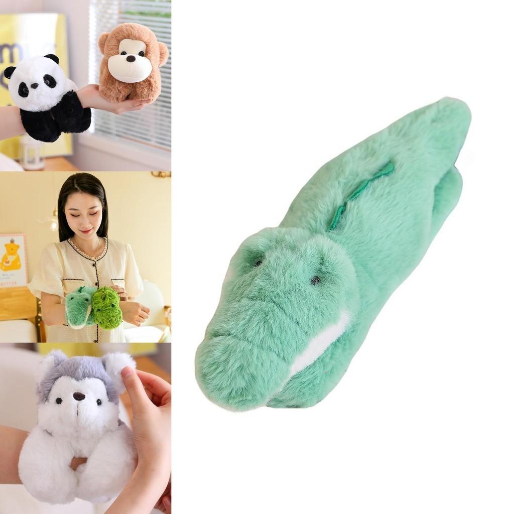 Soft And Fuzzy Panda Monkey Clap Bracelet Plush Toy Wristband For Children 78 Characters
