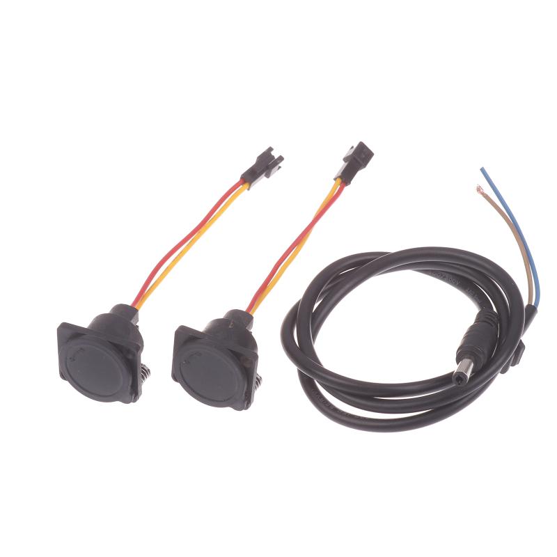 Elektrofahrrad Ladegerät Stecker DC2.1 DC2.5 für 36V 48V Li-Ionen Akku Premium Runder Stecker für Outdoor Schnellladung
