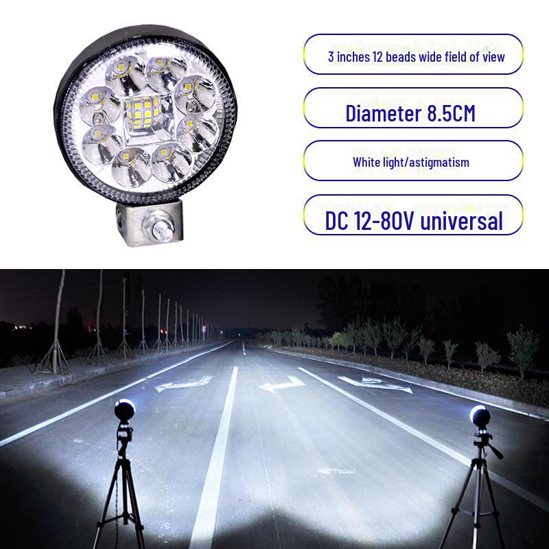 

Светодиодный прожектор 12-24 В для грузовиков, экскаваторов, сельскохозяйственной техники, погрузчиков - модификация фар, заднего хода, противотуманных фар. Single Pack