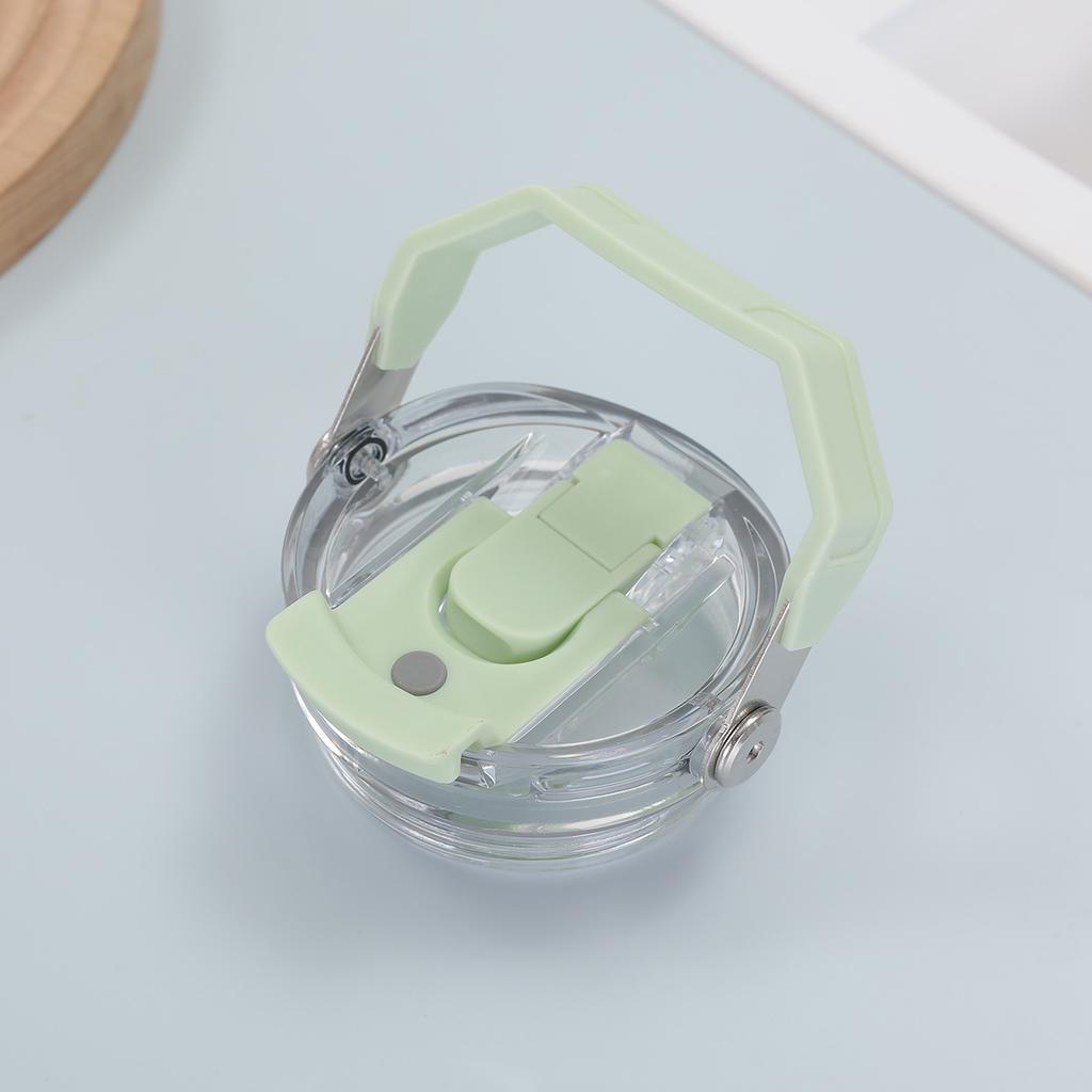 1PC Reusable Plastic Cup Lid with Handle Fit for Stanley 30OZ Water Cup Spill Proof Splash Resistant Tumbler Lids Reusable Lids