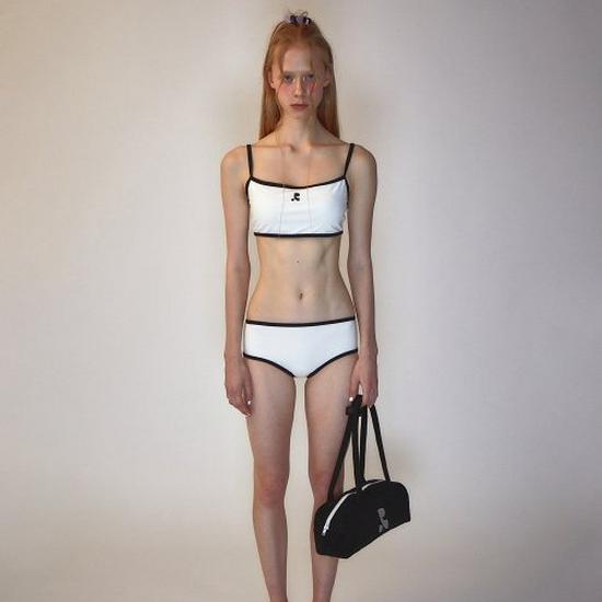 

2024 New Japanese & Korean Girly Style Two-Piece Bikini Set for Women Medium чёрный